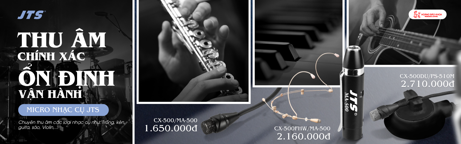 Micro nhạc cụ JTS