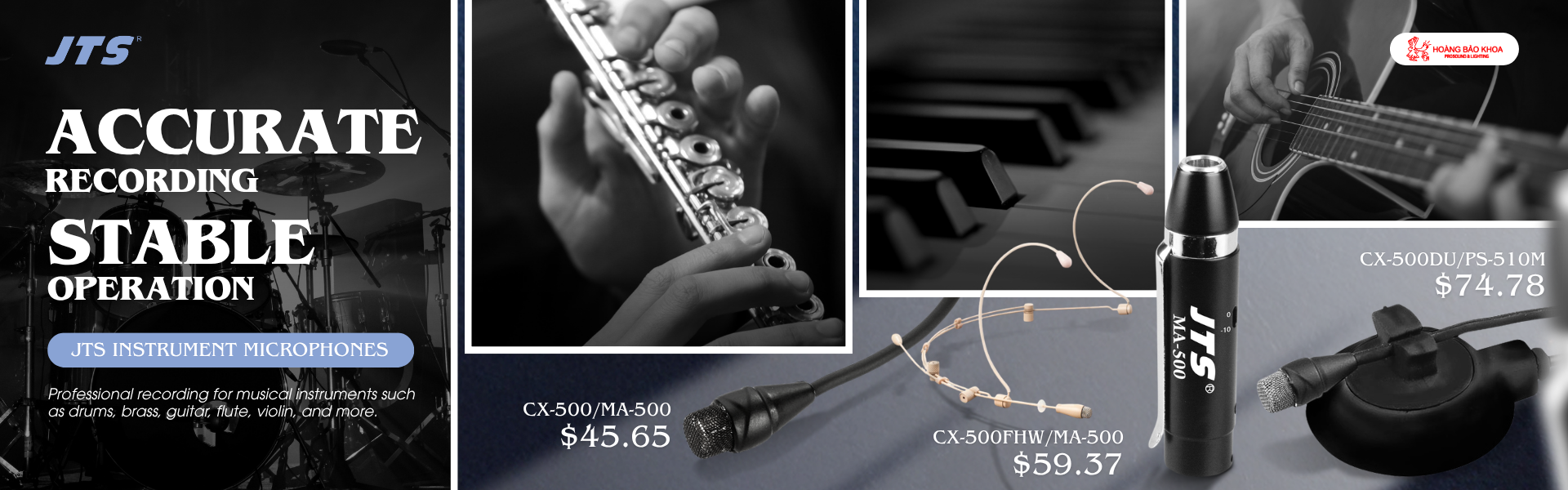JTS Instrument Microphones