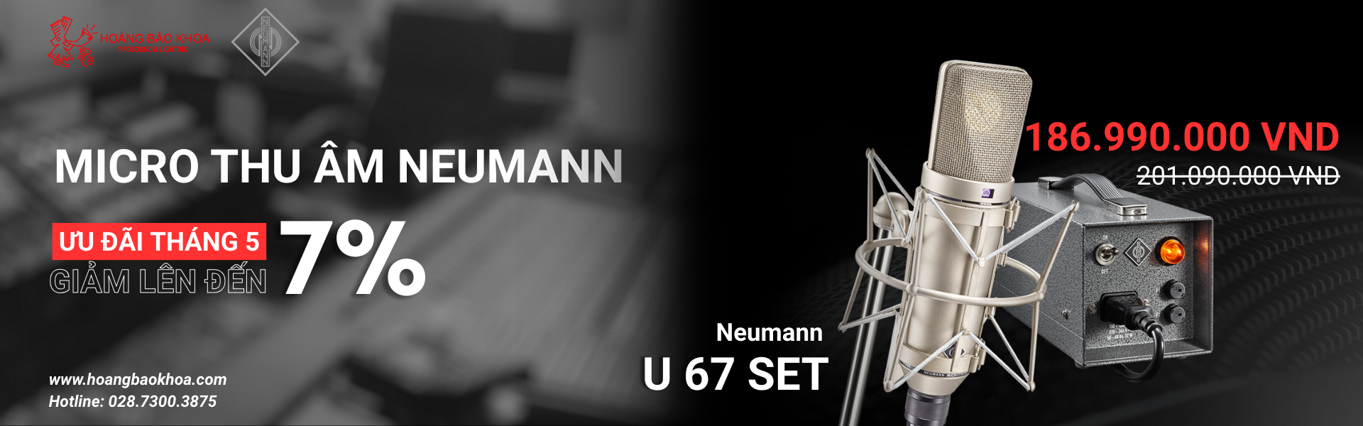 Neumann - Ưu đãi tháng 05, giảm lên đến 7%