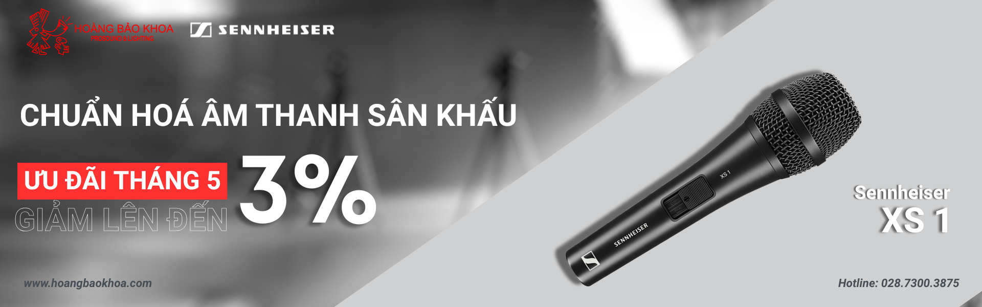 Sennheiser - Ưu đãi tháng 5 lên đến 3%