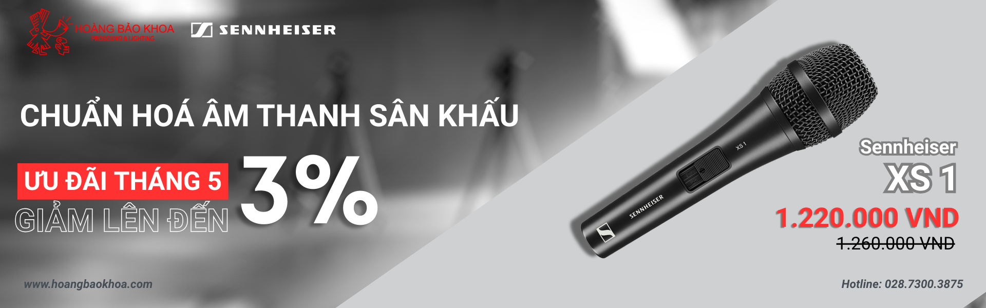 Sennheiser - Ưu đãi tháng 5 lên đến 3%