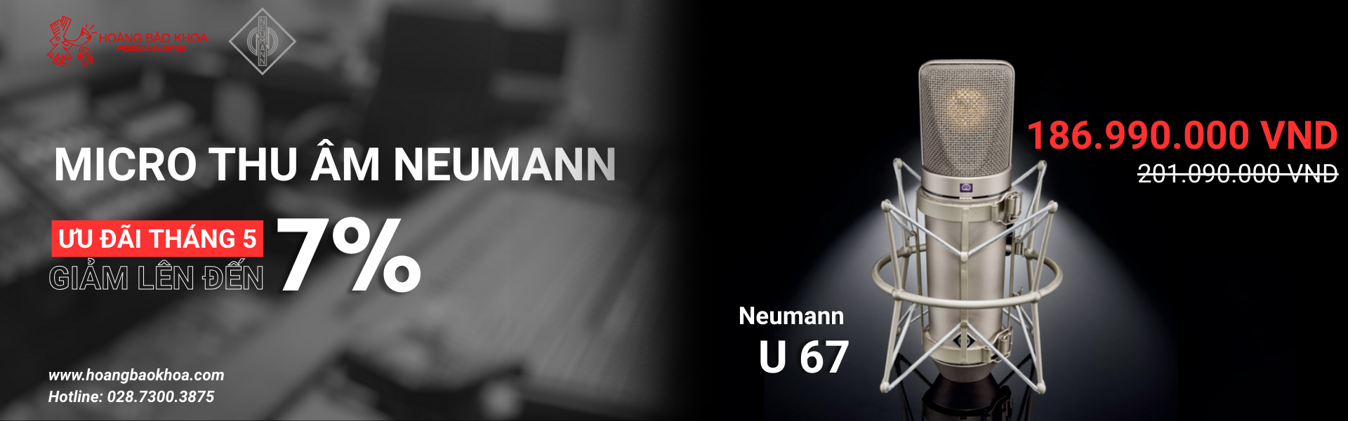 Neumann - Ưu đãi tháng 05, giảm lên đến 7%