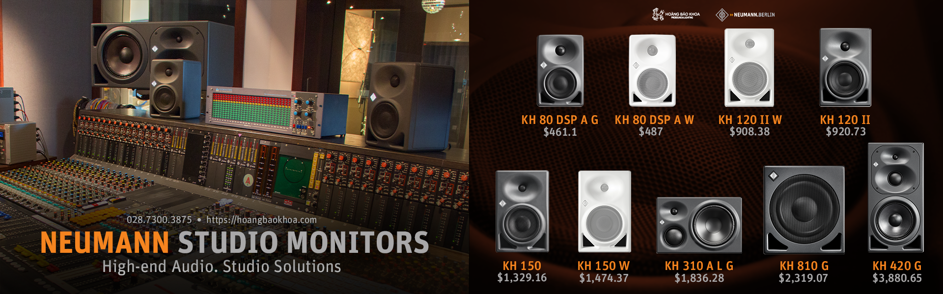Neumann Studio Monitors