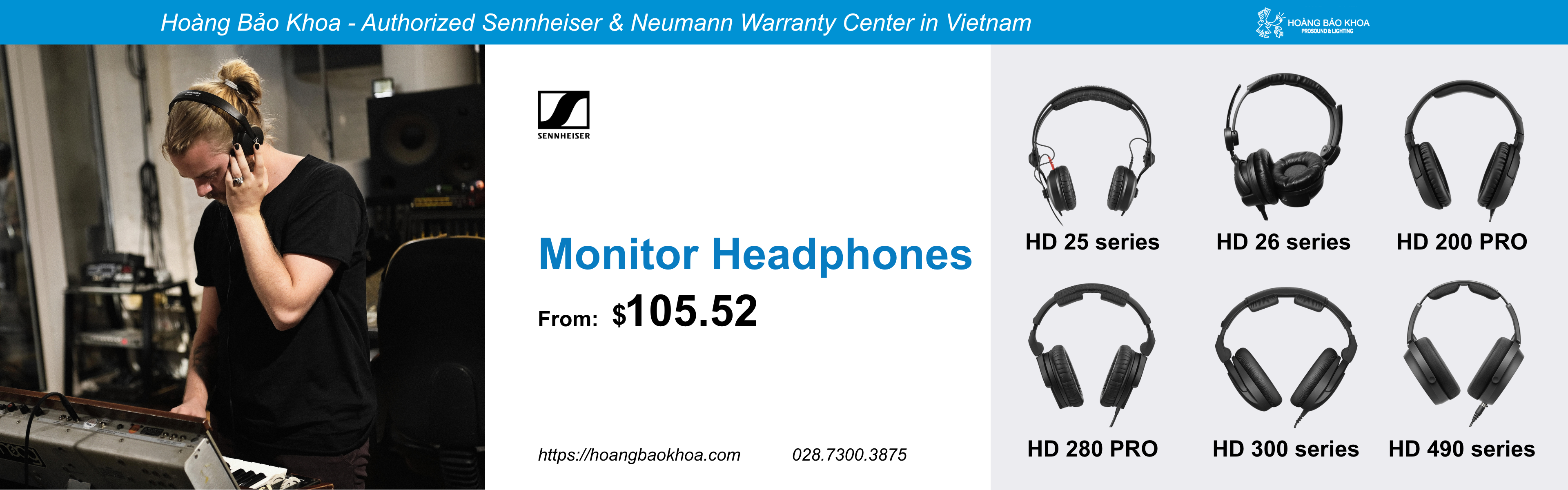 Monitor Headphones Sennheiser