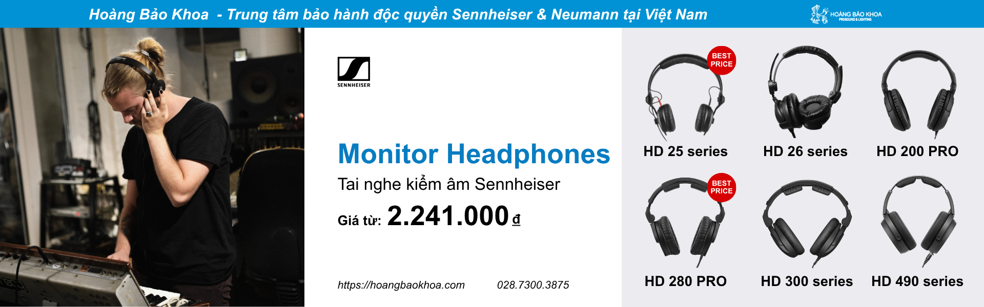 Tai nghe kiểm âm Sennheiser