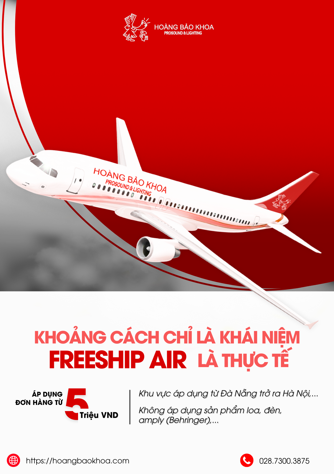 CHƯƠNG TRÌNH MIỄN PHÍ SHIP BẰNG MÁY BAY