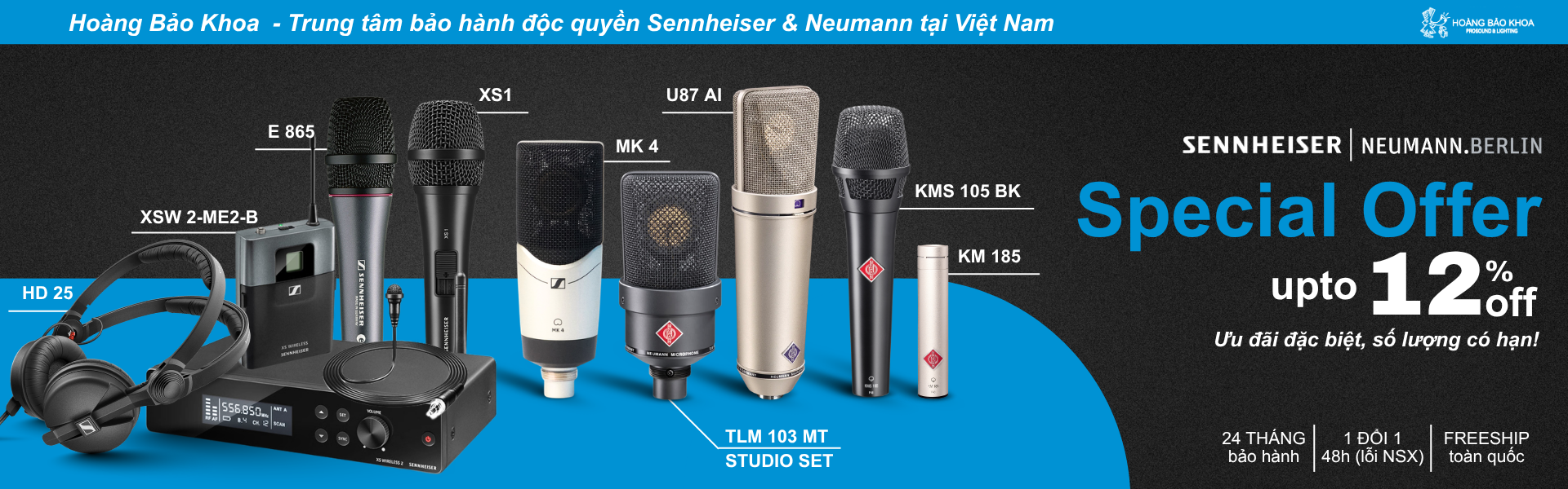 Khuyến mãi Sennheiser & Neumann