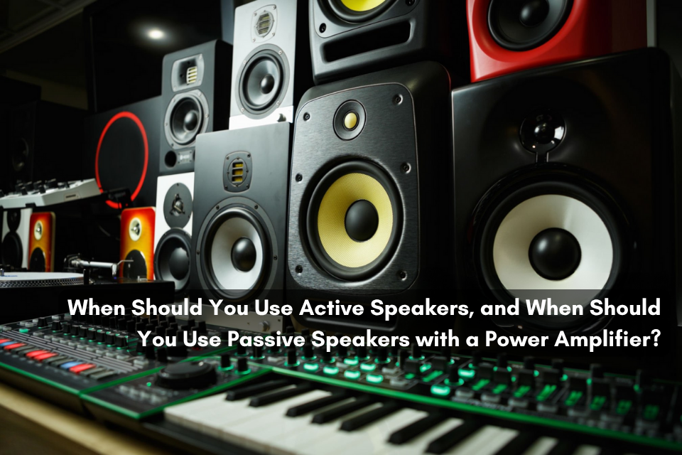 When To Use Active Speakers vs Passive Speakers With Power Amplifiers