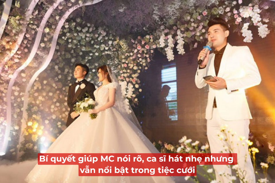 Bí Quyết Giúp MC Nói Rõ, Ca Sĩ Hát Nhẹ Nhưng Vẫn Nổi Bật Trong Tiệc Cưới