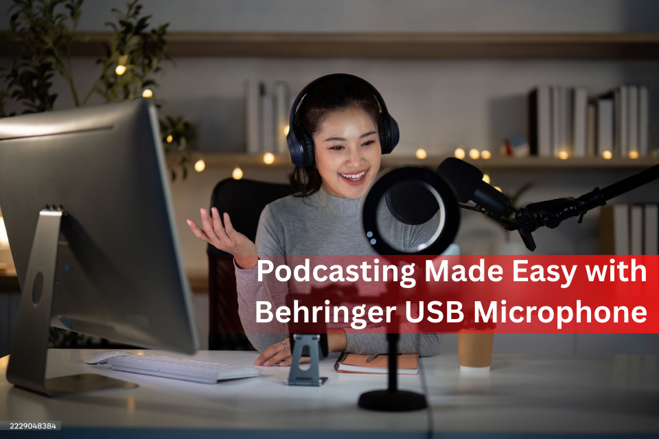 Start Podcasting Easily With Behringer USB Microphones For Beginners