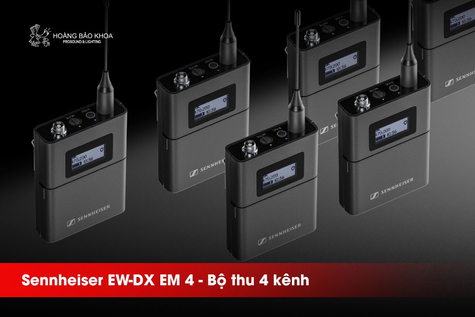Sennheiser EW-DX SK 3-PIN - Bodypack transmitter cho hệ thống Evolution Wireless Digital