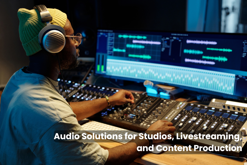 Audio Solutions For Studios, Livestreaming, And Content Production
