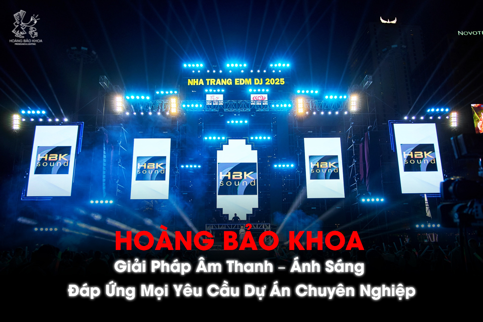 Hoàng Bảo Khoa | Giải Pháp Âm Thanh – Ánh Sáng Đáp Ứng Mọi Yêu Cầu Dự Án Chuyên Nghiệp