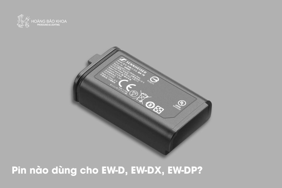 Pin nào dùng cho EW-D, EW-DX, EW-DP?