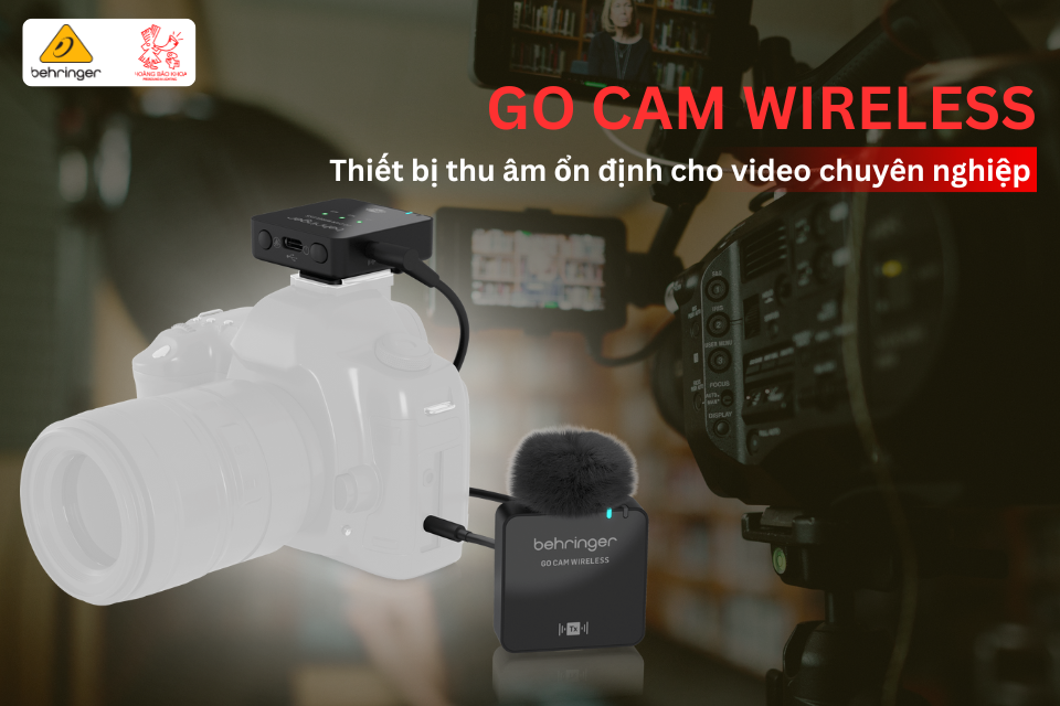 GO CAM Wireless thiết bị thu âm ổn định cho video chuyên nghiệp