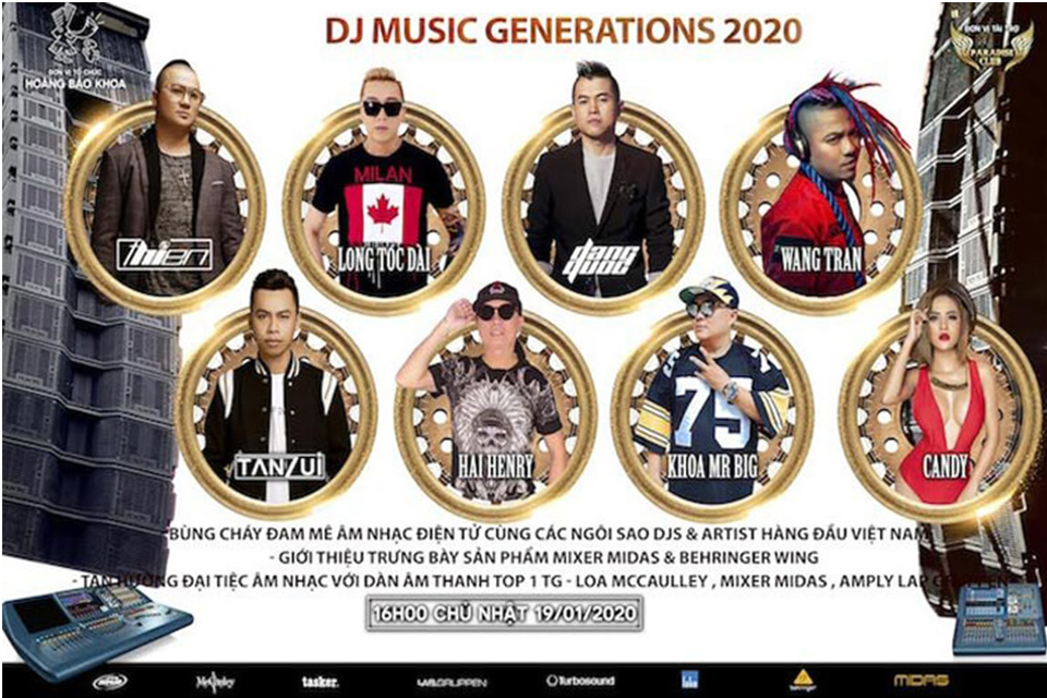 Chương trình tôn vinh âm nhạc và DJ Việt Nam 2020