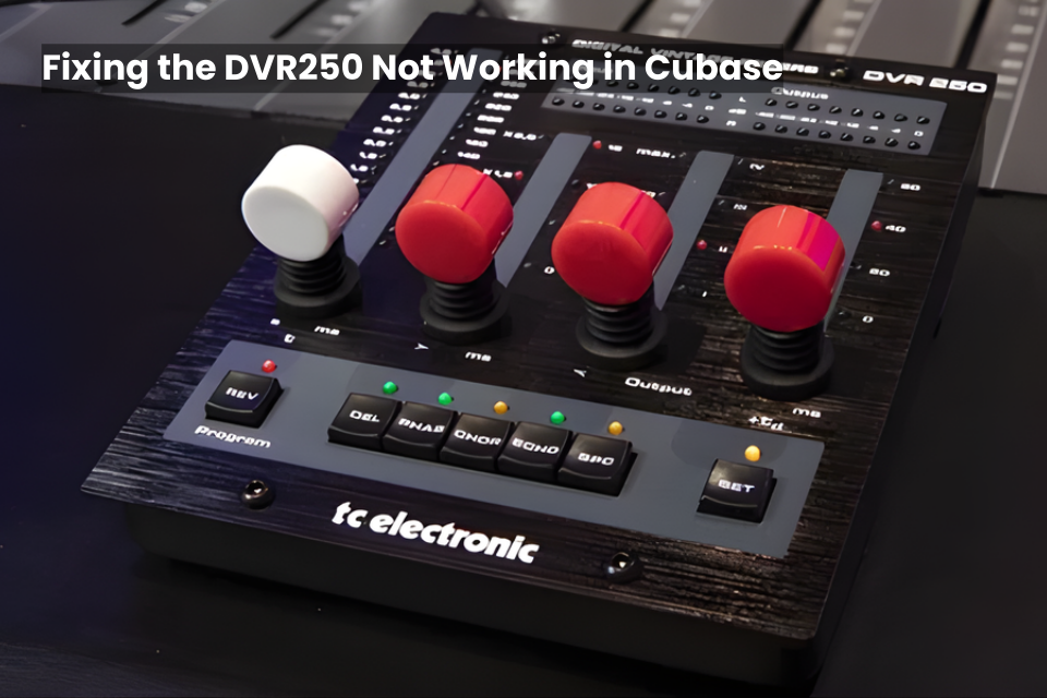 Fixing The Issue Where DVR250 Does Not Work In Cubase