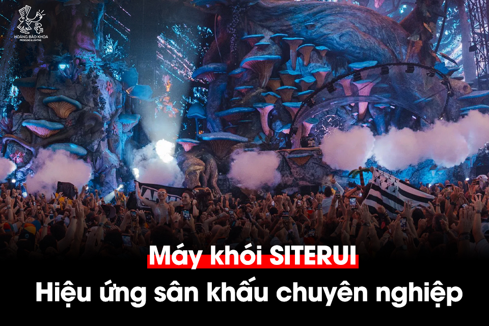 Máy khói SITERUI – Tạo hiệu ứng sân khấu chuyên nghiệp cho mọi không gian biểu diễn
