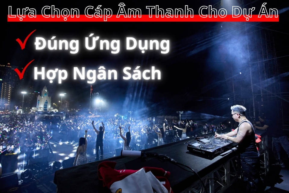 Lựa Chọn Cáp Âm Thanh Cho Dự Án: Đúng Ứng Dụng, Hợp Ngân Sách