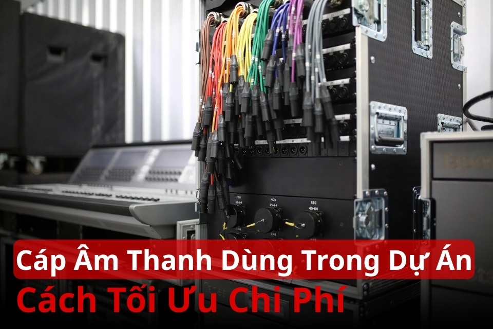 Cáp Âm Thanh Cần Dùng Trong Dự Án Và Cách Tối Ưu Chi Phí