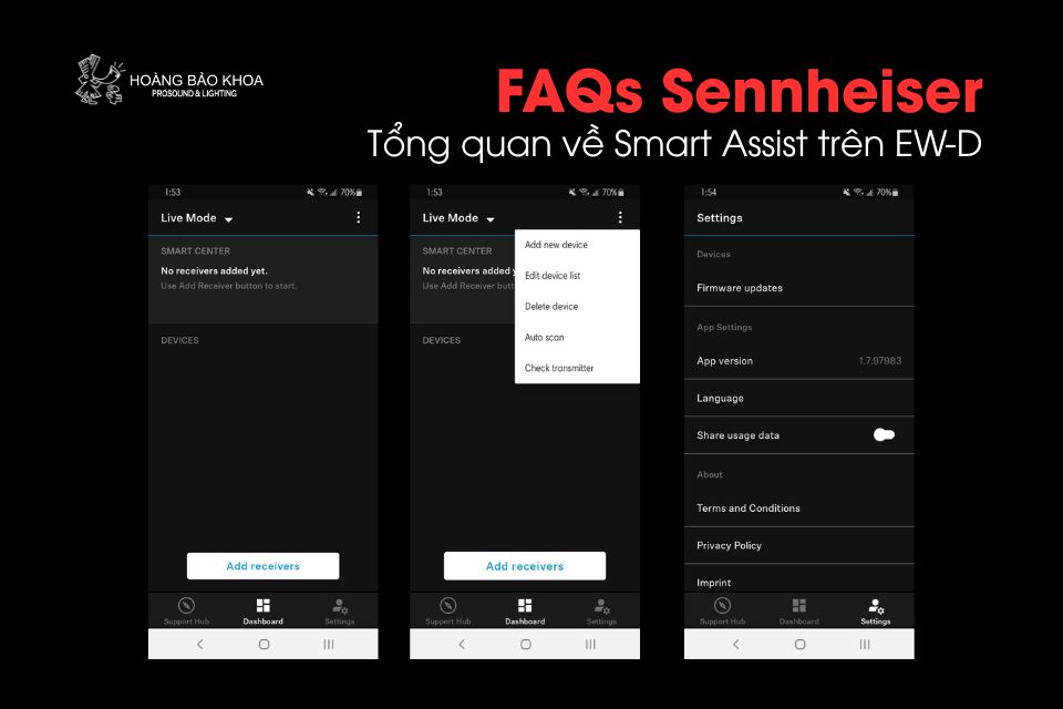 Câu hỏi thường gặp Sennheiser | Tổng quan về Smart Assist trên EW-D