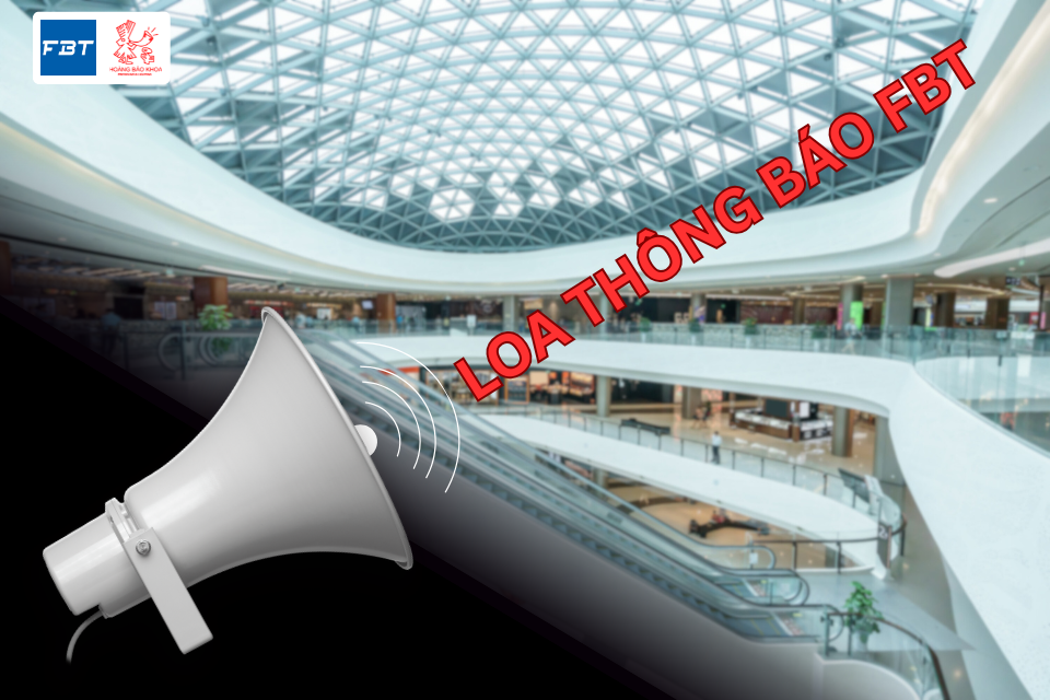 FBT Public Address Speaker Systems For Shopping Malls & Hotels - Professional Audio Solutions