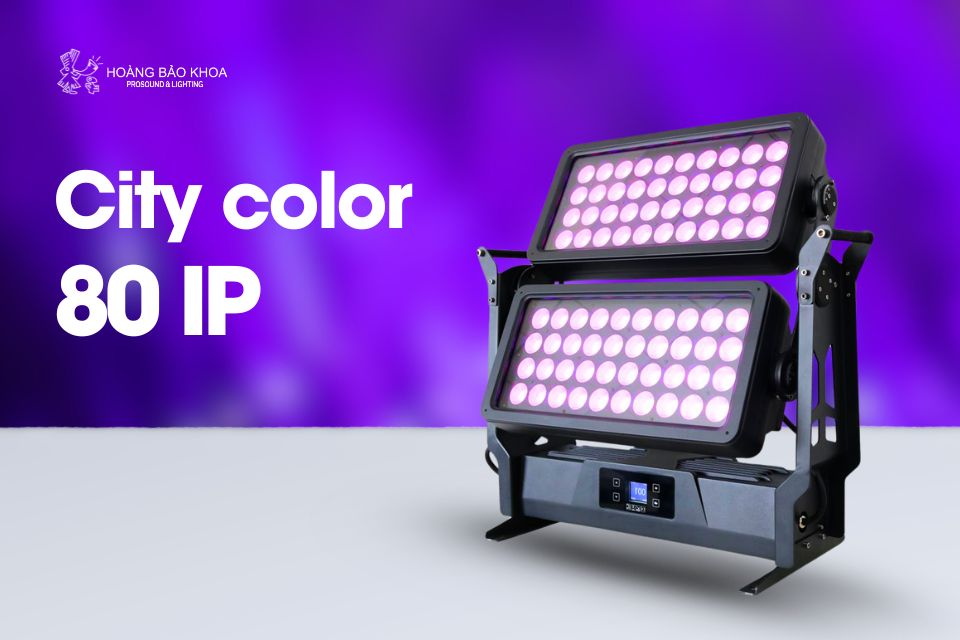 City Color 80 IP - Đèn Chớp Mitek & HBK tích hợp chống nước