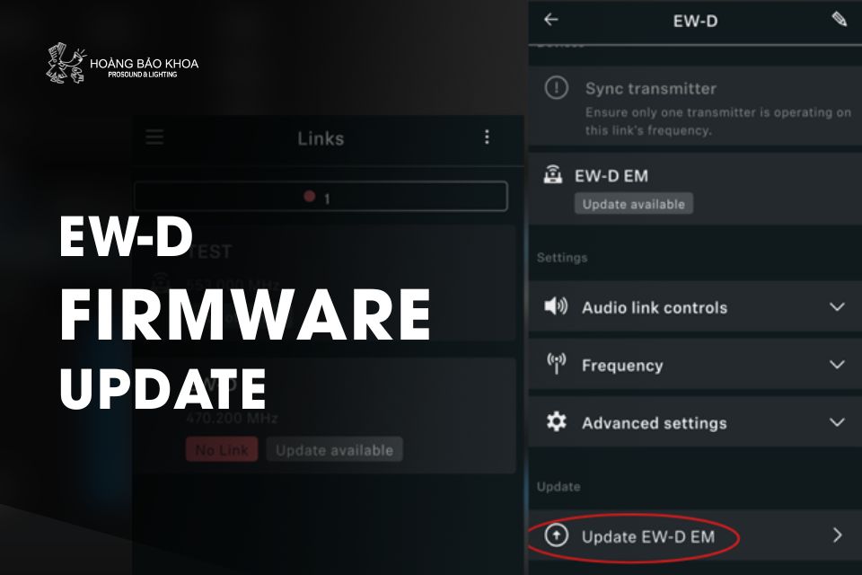 EW-D Firmware Update