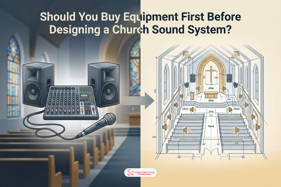 Should You Buy Equipment First Before Designing a Church Sound System?