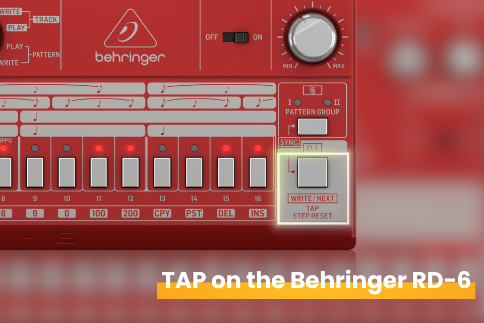 How To Use The TAP Button On Behringer RD-6