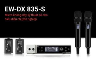Sennheiser EW-DX 835-S - Micro không dây kỹ thuật số cho biểu diễn chuyên nghiệp 