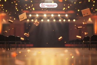 Professional stage lighting system installation