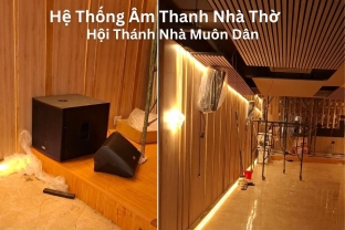 Church Sound System Installation Project for Nha Muon Dan Church in Ho Chi Minh City