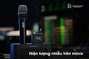 FAQs Sennheiser | Hiện tượng nhiễu trên micro khi sử dụng bộ phát không dây số