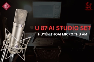 U 87 Ai Studio Set – Huyền Thoại Micro Thu Âm Trong Mọi Phòng Thu Chuyên Nghiệp