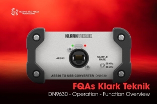 FAQs Klark Teknik | DN9630 - Operation - Function Overview