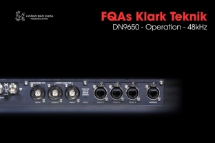 FAQs Klark Teknik | DN9650 - Operation - 48kHz