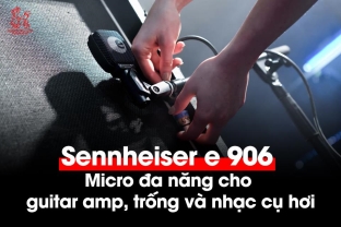 Sennheiser e 906 – Micro đa năng cho guitar amp, trống và nhạc cụ hơi