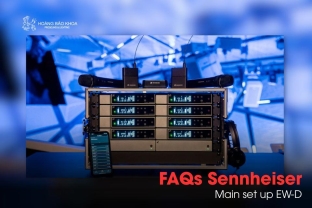 FAQs Sennheiser | Main set up Sennheiser EW-D