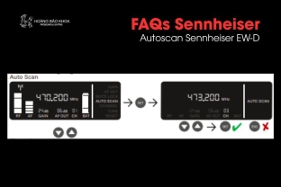 FAQs Sennheiser | Autoscan & Paring Sennheiser EW-D