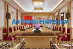 Lắp đặt âm thanh cho phòng họp trực tuyến cấp xã, huyện: Những thiết bị cần có