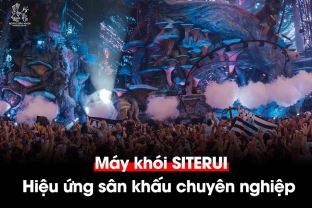 Máy khói SITERUI – Tạo hiệu ứng sân khấu chuyên nghiệp cho mọi không gian biểu diễn