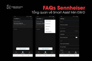 Câu hỏi thường gặp Sennheiser | Tổng quan về Smart Assist trên EW-D