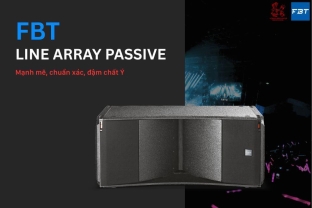 Mạnh mẽ, chuẩn xác, đậm chất Ý – FBT Line Array Passive