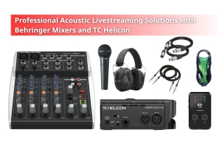 Professional Acoustic Livestreaming Solutions with Behringer Mixers and TC Helicon
