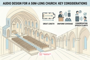 Designing a Sound System for a 50-Meter-Long Church: Key Considerations