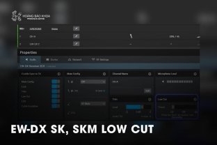 EW-DX SK, SKM Low Cut