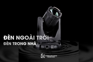 Nên dùng loại đèn sân khấu nào cho event ngoài trời / trong nhà? 