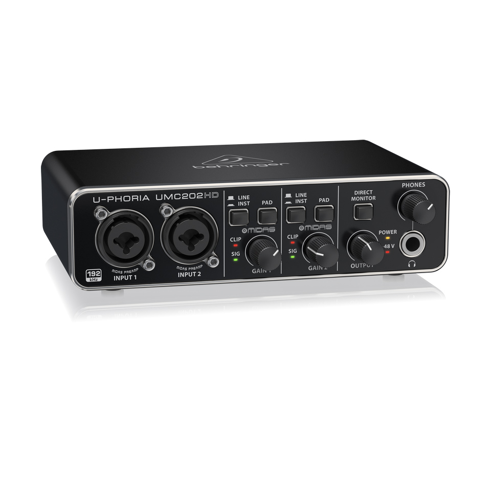 UMC202HD, Behringer UMC202HD, Computer Audio Interface Behringer UMC202HD