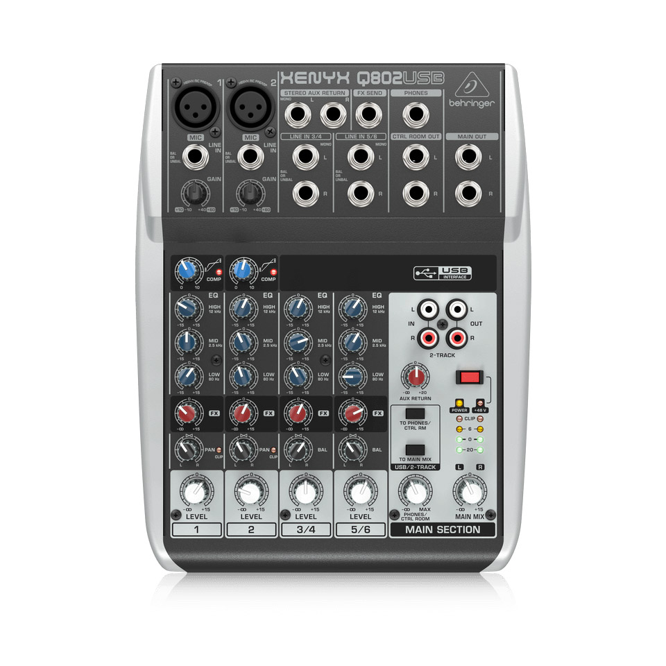 Q802USB, Mixer Behringer Q802USB